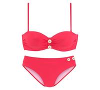 VIVANCE Bügel-Bandeau-Bikini Damen knallrot Gr.38 Cup B