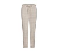 VIVANCE Jogger Pants Damen beige-rosa kariert Gr.36