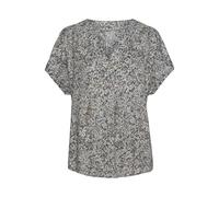 Kurzarmbluse VIVANCE Gr. 44/46, grau (grau, bedruckt) Damen Blusen Bestseller (64422056-44) grau, bedruckt