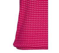 Kurzarmshirt VIVANCE "aus strukturierter Strickqualität", Damen, Gr. 44/46, koralle, creme, Strick, Obermaterial: 68% Viskose (LENZING™ ECOVERO™), 30% Polyester, 2% Elasthan, gemustert, figurumspielen