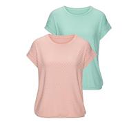 VIVANCE by Lascana Damen Kurzarmshirt