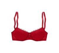 Schalen-BH VIVANCE, Damen, Gr. 80, Cup B, rot, Microtouch, Obermaterial: 63% Polyamid, 27% Polyester, 10% Elasthan, BHs Schalen-BH, aus Spitze in Leo-Optik im modischen Balconnet-Schnitt, Dessous (352