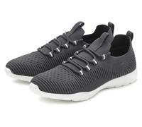 Sneaker LASCANA Gr. 39, grau (anthrazit) Damen Schuhe Sneaker Freizeitschuh, Halbschuh superleicht aus Textil VEGAN (76302637-39)