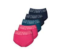 Taillenslip VIVANCE Gr. 40/42, bunt (pink, navy, petrol) Damen Unterhosen (86123532-40) pink, navy, petrol