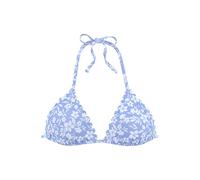 Triangel-Bikini-Top VIVANCE "Leni" Gr. 38, Cup A/B, blau (himmelblau, weiß) Damen Bikini-Oberteile (61783554-38) himmelblau, weiß