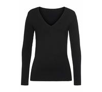 V-Ausschnitt-Pullover VIVANCE Gr. 32/34, schwarz Damen Pullover (20745208-32) schwarz