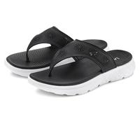 Zehentrenner VIVANCE Gr. 38, schwarz Damen Schuhe Strandaccessoires Pantolette mit Cut-Out-Muster VEGAN (58445163-38)