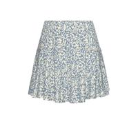 Hosenrock VIVANCE, Damen, Gr. 38, blau (blau, creme, bedruckt), Jersey, Obermaterial: 95% Viskose, 5% Elasthan, bedruckt, geblümt, modisch, figurumspielend kurz, Röcke Skort, mit Blumendruck, Skort, R
