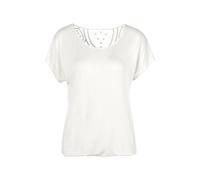 VIVANCE BY LASCANA Kurzarmshirt Damen creme Gr.40/42