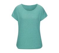 VIVANCE BY LASCANA Kurzarmshirt Damen mint, creme Gr.32/34