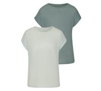 VIVANCE BY LASCANA Kurzarmshirt Damen mint, eukalyptus Gr.36/38