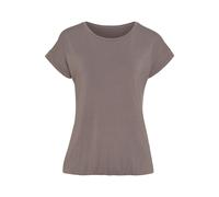 VIVANCE BY LASCANA Kurzarmshirt Damen taupe Gr.48/50