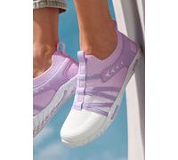 Sneaker VIVANCE "Halbschuh, Freizeitschuh, Slip-On-Sneaker", Damen, Gr. 36, lila (lila, weiß), Obermaterial: 100% Textilmaterial. Decksohle: 100% Textilmaterial. Futter: 100% Textilmaterial. Laufsohle