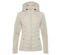 Steppjacke VIVANCE, Damen, Gr. 36, beige, Fleece, Steppware, Obermaterial: 100% Polyester. Futter: 100% Polyester. Füllung: 100% Polyester, Jacken Steppjacke, mit Strickfleece-Ärmeln (85248420-36) bei