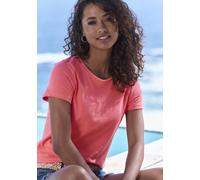 VIVANCE T-Shirt Damen apricot, creme Gr.48/50