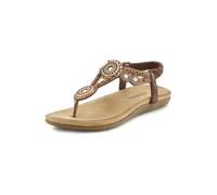 VIVANCE BY LASCANA Zehentrenner Damen bronzefarben Gr.42