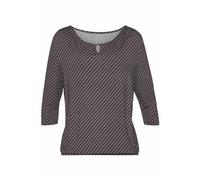 3/4-Arm-Shirt VIVANCE Gr. 44/46, blau (navy) Damen Shirts (90956019-44) navy