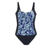 Badeanzug VIVANCE "Jelly", Damen, Gr. 40, Cup B, blau (blau bedruckt), Obermaterial: 80% Polyamid, 20% Elasthan. Futter: 100% Polyester. Miedereinsatz: 85% Polyamid, 15% Elasthan, bedruckt, Badeanzüge