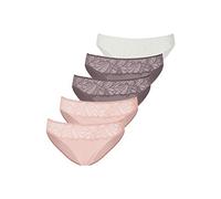 VIVANCE Damen Slip 'Vivance' rosé / creme / taupe, Größe 40/42, 4589771 Rosé / Creme / Taupe M