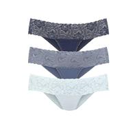 VIVANCE Brasilslip Damen eisblau, rauchblau, navy Gr.32/34