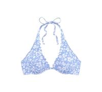 VIVANCE Bügel-Bikini-Top Damen himmelblau-weiß Gr.42 Cup E