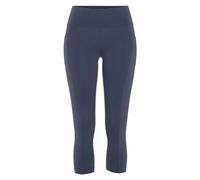 Caprileggings VIVANCE, Damen, Gr. 40/42, N-Gr, blau, Single Jersey, Obermaterial: 95% Baumwolle, 5% Elasthan, unifarben, Basic, Hosen, mit 2 Handytaschen (42384312-40) blau