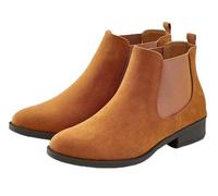 Vivance bequem zum Reinschlüpfen, Stiefelette, Ankle Boots VEGAN (99334918-42) camelfarben