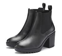 Chelseaboots VIVANCE, Damen, Gr. 39, schwarz, Obermaterial: 100% Lederimitat. Decksohle: 100% Lederimitat. Futter: 100% Lederimitat. Laufsohle: 100% Synthetik, unifarben, Schuhe Chelseaboots Stiefelet