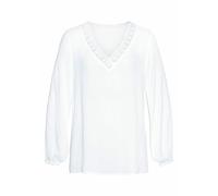 Crinklebluse VIVANCE Gr. 40, weiß Damen Blusen (65675850-40) weiß