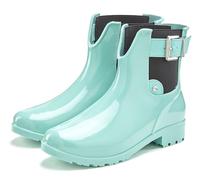 Gummistiefelette VIVANCE, Damen, Gr. 41, blau (türkis), Obermaterial: 100% PVC. Futter: 100% Textilmaterial. Decksohle: 100% Textilmaterial. Laufsohle: 100% Synthetik, unifarben, glänzend, casual, Sch