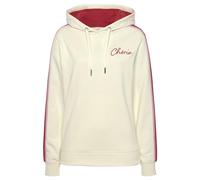 Hoodie VIVANCE Gr. 48/50, beige (creme, rot) Damen Sweatshirts (14205939-48) creme, rot