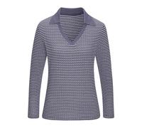 VIVANCE by Lascana Damen Langarm-Poloshirt