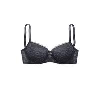 Schalen-BH VIVANCE, Damen, Gr. 75, Cup E, schwarz, Microtouch, Spitze, Obermaterial: 63% Polyamid, 27% Polyester, 10% Elasthan, feminin, BHs, aus Spitze in Kussmund-Optik im modischen Balconnet-Schnit