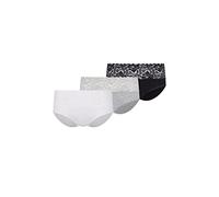 Slip VIVANCE Gr. 40/42, schwarz-weiß (weiß, schwarz, grau, meliert) Damen Unterhosen (485086-40) weiß, schwarz, grau, meliert