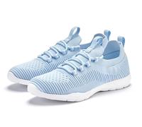 Sneaker VIVANCE "Freizeitschuh, Halbschuh, Turnschuhe, Slip-On-Sneaker", Damen, Gr. 38, blau (hellblau), Obermaterial: 100% Textilmaterial. Decksohle: 100% Textilmaterial. Futter: 100% Textilmaterial.