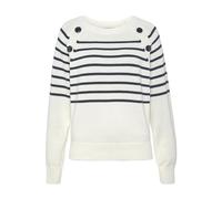 Streifenpullover VIVANCE Gr. 36/38, blau (weiß, marine) Damen Pullover (48151552-36) weiß, marine
