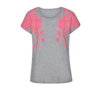 VIVANCE T-Shirt Damen grau meliert Gr.40/42