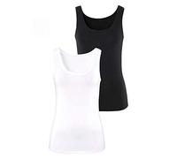 Tanktop VIVANCE Gr. 40/42, schwarz-weiß (schwarz, weiß) Damen Tops (649182-40) schwarz, weiß