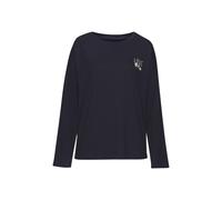 VIVANCE DREAMS BY LASCANA Damen Langarmshirt dunkelblau Gr.32/34