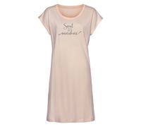 VIVANCE DREAMS BY LASCANA Damen Nachthemd apricot Gr.40/42