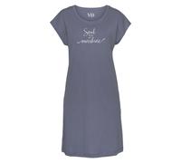 VIVANCE DREAMS BY LASCANA Damen Nachthemd dunkelblau Gr.40/42