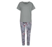 VIVANCE DREAMS BY LASCANA Damen Pyjama mint-grau Gr.48/50
