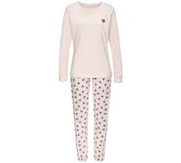 VIVANCE DREAMS BY LASCANA Damen Pyjama rosa-gemustert Gr.40/42