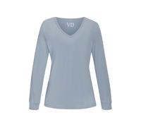 VIVANCE DREAMS BY LASCANA Damen Pyjamaoberteil graublau Gr.32/34