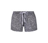 Schlafshorts VIVANCE DREAMS, Damen, Gr. 44/46, N-Gr, schwarz (helllila, schwarz), Jersey, Obermaterial: 100% Baumwolle, gemustert, comfort fit kurz, Hosen, im Allover-Druck (55021529-44) helllila, sch