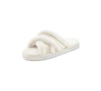 Hausschuh VIVANCE "Pantolette, Pantoffel, Mule, offener Schuh", Damen, Gr. 38, beige, Obermaterial: 100% Textilmaterial. Decksohle: 100% Textilmaterial. Futter: 100% Textilmaterial. Laufsohle: 100% Sy