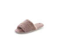 Hausschuh VIVANCE "Pantolette, Pantoffel", Damen, Gr. 36/37, rosa (rosé), Obermaterial: 100% Textilmaterial. Decksohle: 100% Textilmaterial. Futter: 100% Textilmaterial. Laufsohle: 100% Synthetik, Fel