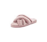 Hausschuh VIVANCE "Pantolette, Pantoffel, Mule, offener Schuh", Damen, Gr. 42, rosa (rosé), Obermaterial: 100% Textilmaterial. Decksohle: 100% Textilmaterial. Futter: 100% Textilmaterial. Laufsohle: 1