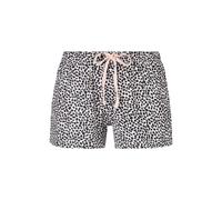 Schlafshorts VIVANCE DREAMS, Damen, Gr. 40/42, N-Gr, schwarz (hellrosa, schwarz), Jersey, Obermaterial: 100% Baumwolle, gemustert, comfort fit kurz, Hosen, im Allover-Druck (12597249-40) hellrosa, sch