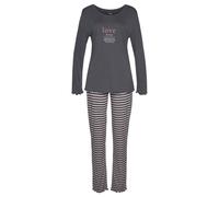 Vivance Pyjama "Vivance Dreams" in Anthrazit - 75% | Größe 32 | Damenwaesche